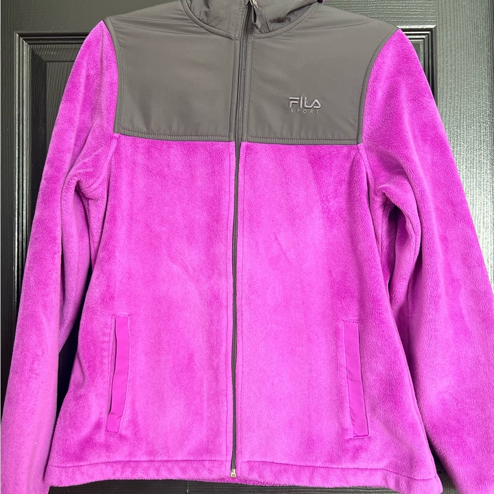 Fila Sport Magenta and Charcoal Jacket